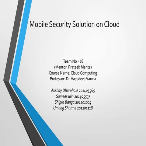 Mobile Security Solutions