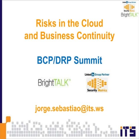 Cloud risk and business continuity v21