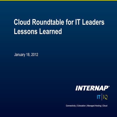 Cloud Roundtable