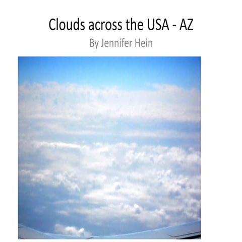 Art Photos- Clouds across the usa