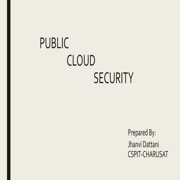 Cloud security