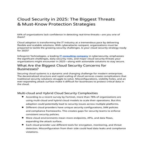 Cloud Security in 2025_ Top Challenges, Daily Risks & Key Threats You Need to...