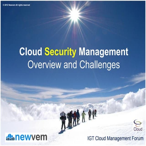 Cloud security management by newvem