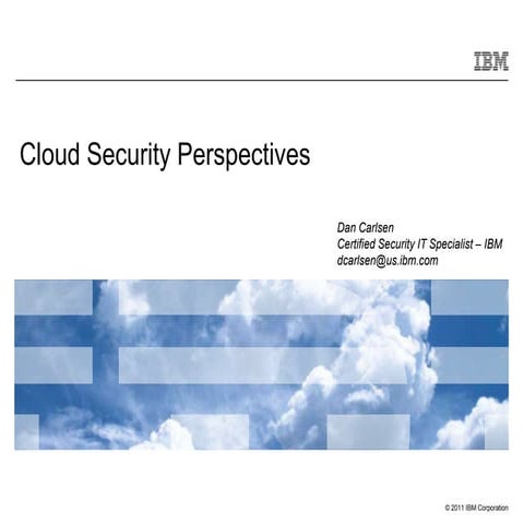 Cloud securityperspectives cmg