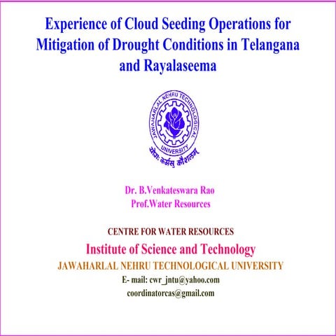 Cloud seeding presentation
