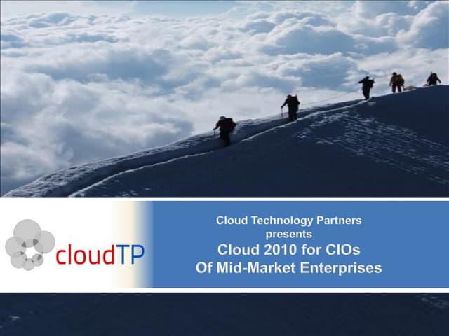 Cloud Seminar Feb 4 2010