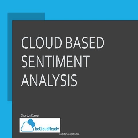 Cloud Agnostic sentiment analysis