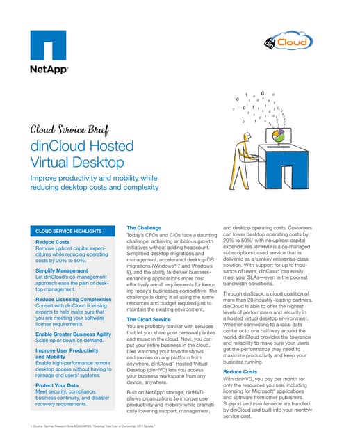dinCloud Hosted Virtual Desktop