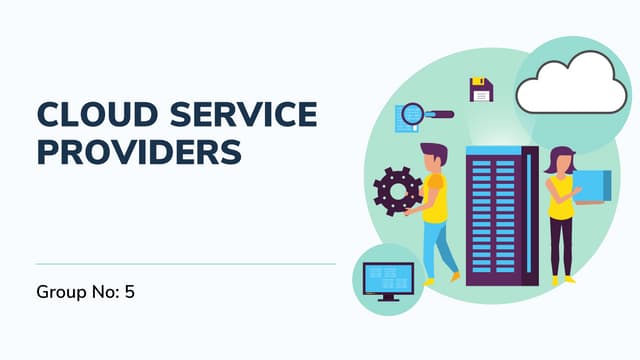 Cloud service providers