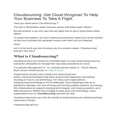 Cloud service providers in pune