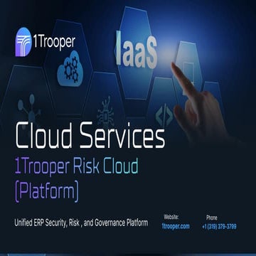 Cloud Services 1Trooper Risk Cloud (Platform) | PDF