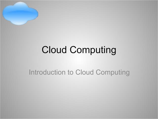 Cloudslideshare