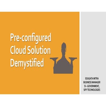 Pre-configured Cloud Solutions 
