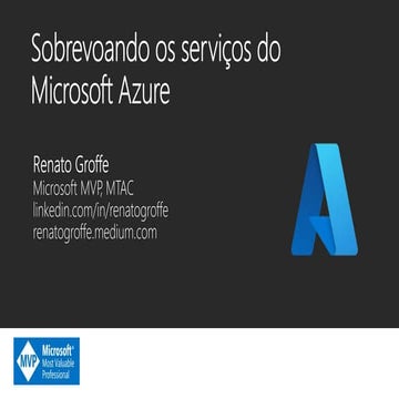 Sobrevoando os serviços do Microsoft Azure | UNIVAG - Agosto-2021