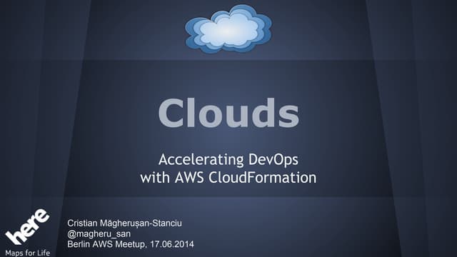 Clouds presentation, aws meetup   v2