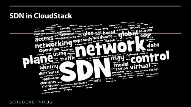 SDN in CloudStack
