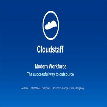 Cloudstaff Outsourcing Services - Philippines | PPT