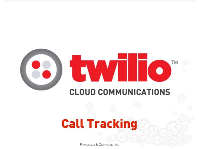 Call Tracking with Twilio - Cloudst...
