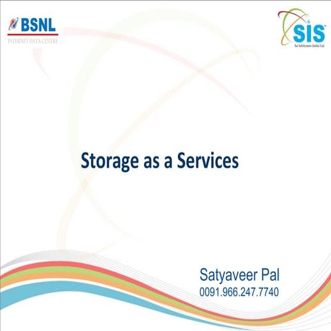 Cloud storage services