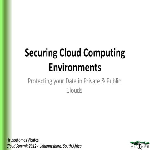 Securing your Cloud Deployment