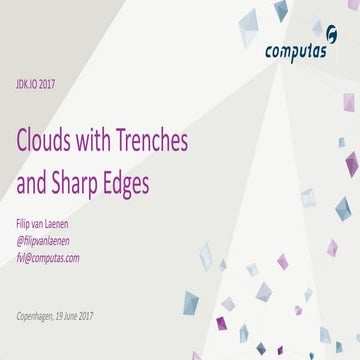 Clouds with Trenches and Sharp Edges
