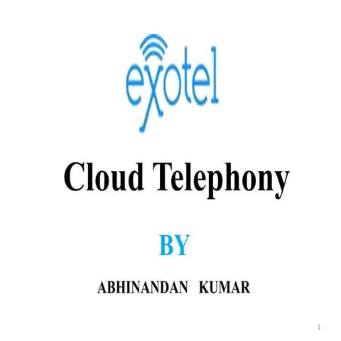 Cloud telephony