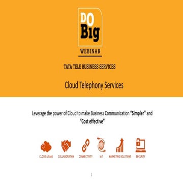 DoBig Webinar | #Cloud Computing in Business | Cloud for Enhanced Business Co...