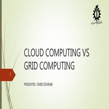 Cloud vs grid