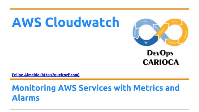 Cloudwatch: Monitoring your Services with Metrics and Alarms