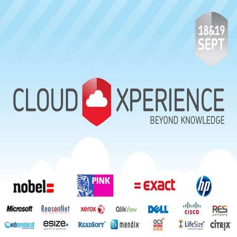 Cloudxp keynote 18 sept pvu