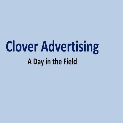 The clover organisation team | PPTX