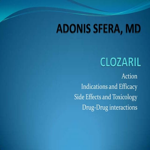 Clozaril | PPT