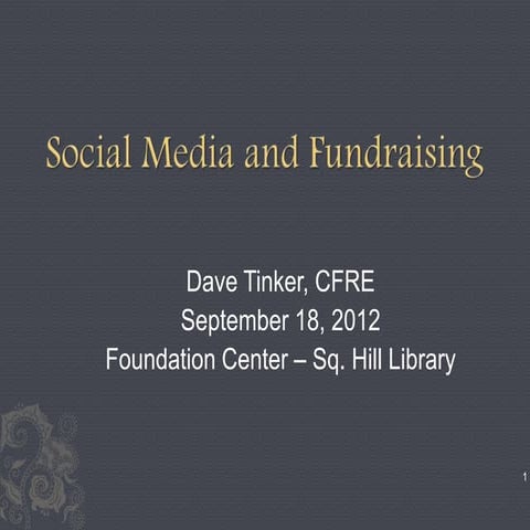 Social Media and Fundraising