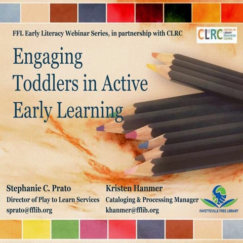 Engaging Toddlers in Active Early Learning