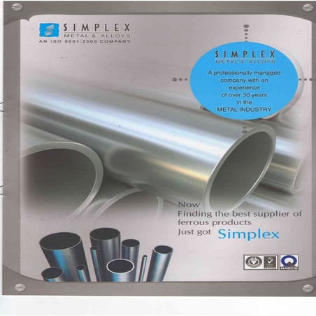 Simplex Metal & Alloys, Mumbai, Steel Products