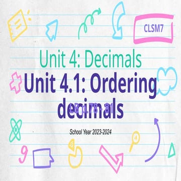 CLSM7_Unit 4.1_Ordering decimal_Slide.pptx