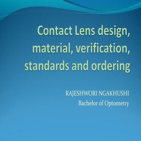 contact lens material