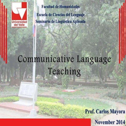 Communicative Language Teaching