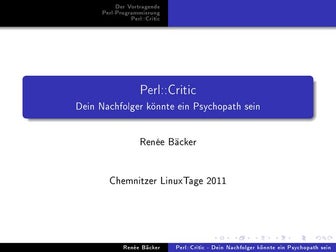 Clt 2011 Perl Critic