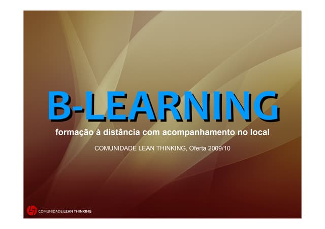 b-learning formação à distância