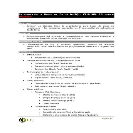 Curso de entornos operativos y plataformas - Introducción al Cloud Computing ...