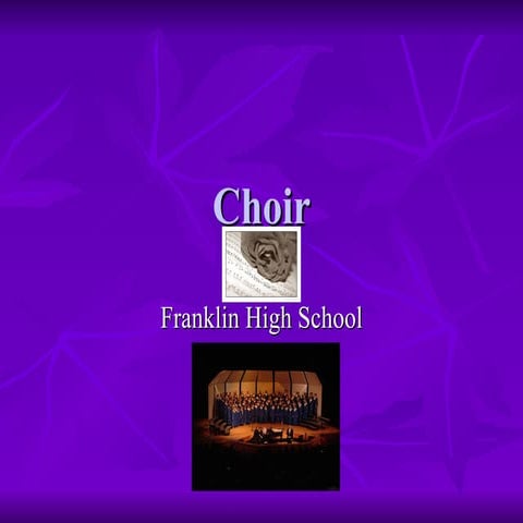 Massed School Choir Festival 2013 | PPT