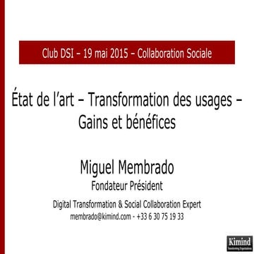 Club DSI - Collaboration Sociale