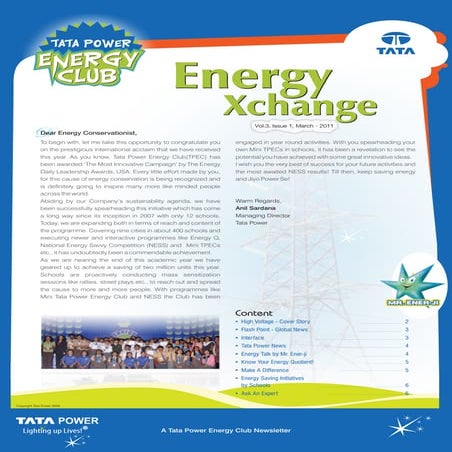 Energy Conservation Programmes in Schools - Club Enerji | PDF