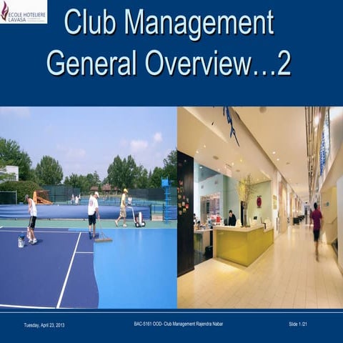 Club management ood bac 5161 part-2