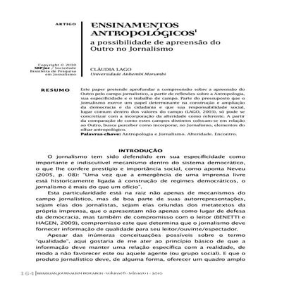 Cláudia Lago - jornalismo e alteridade