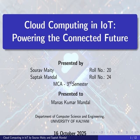 Cloud Computing in IoT, Powering the Connected Future