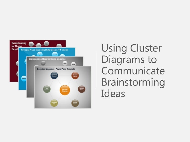 Cluster Diagram Powerpoint Presentations
