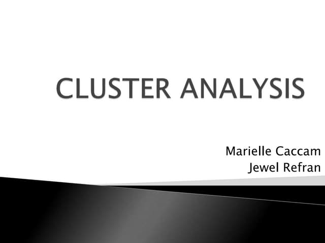 Clusteranalysis 121206234137-phpapp01