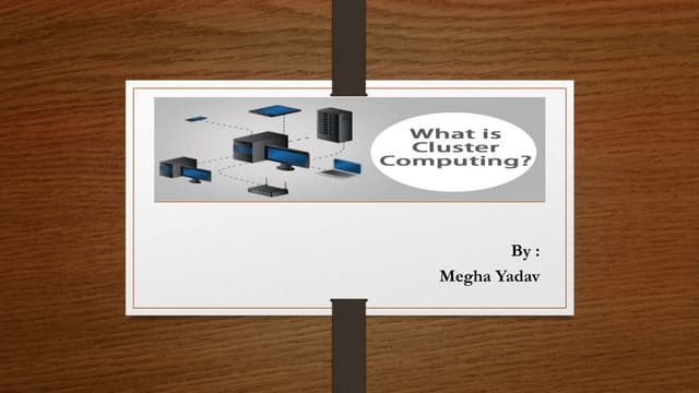 Cluster computing
